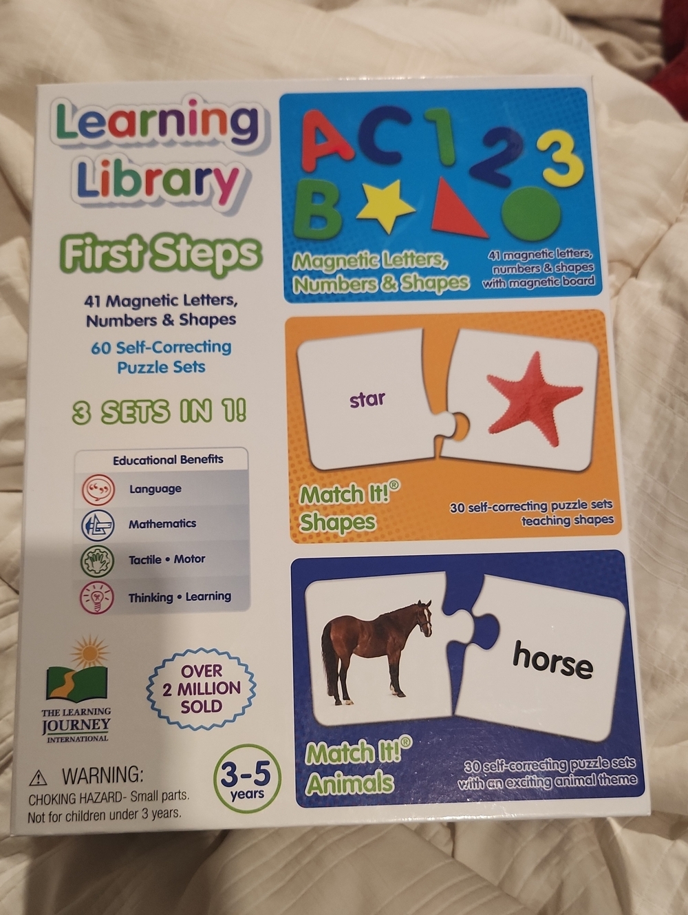 First Steps Magnetic Letters/puzzle Sets